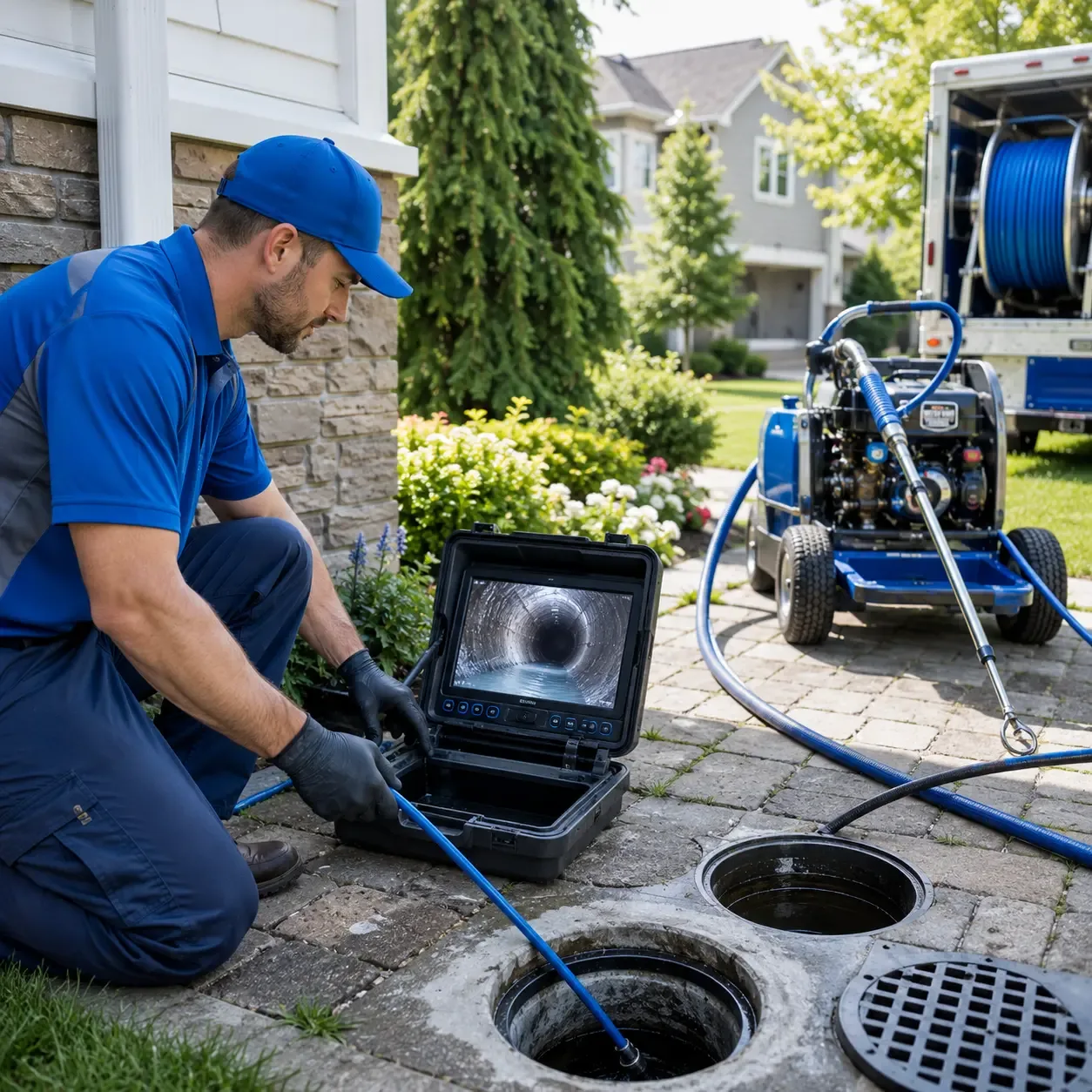 Outdoor drain cleaning professionals serving East Brunswick, NJ
